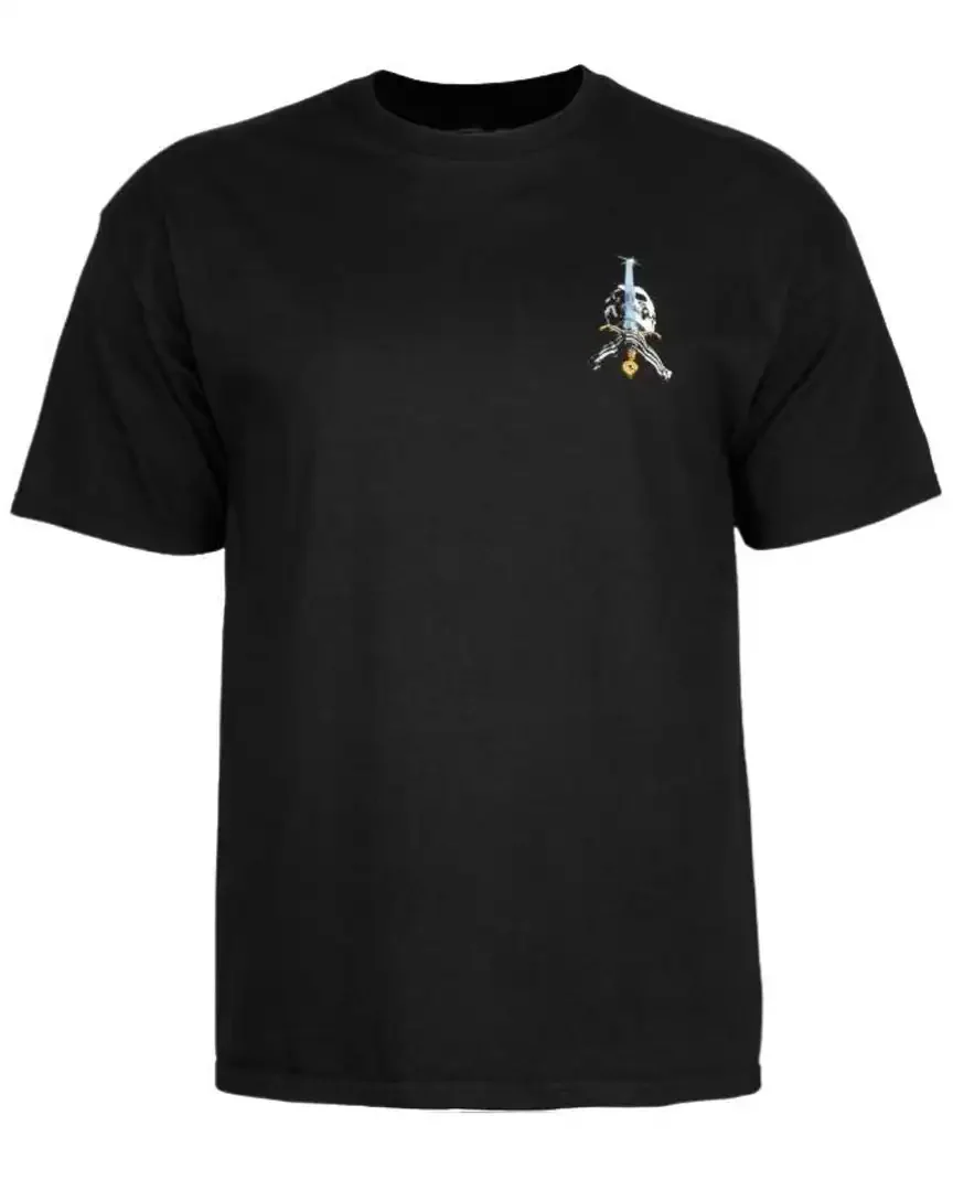 Skull & Sword T-Shirt - Black - Image 2