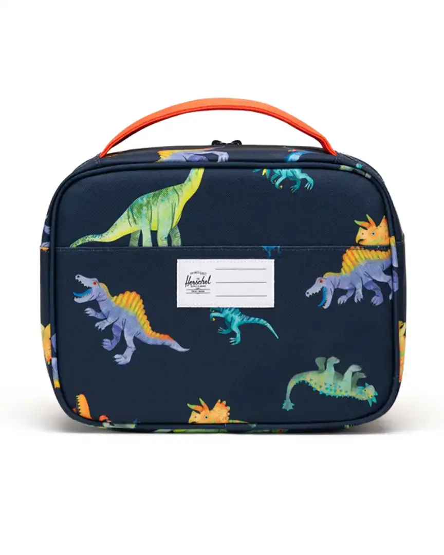 Pop Quiz Little Herschel Lunch Box - Dinos Dark Navy - Image 4