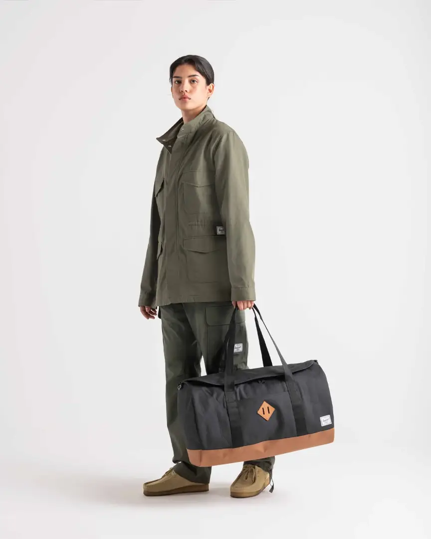 Heritage Duffle Travel Bag - Black Tonal - Image 2