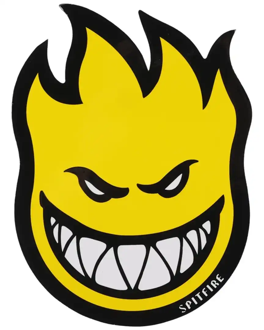 Fireball Sticker Huge - Yellow