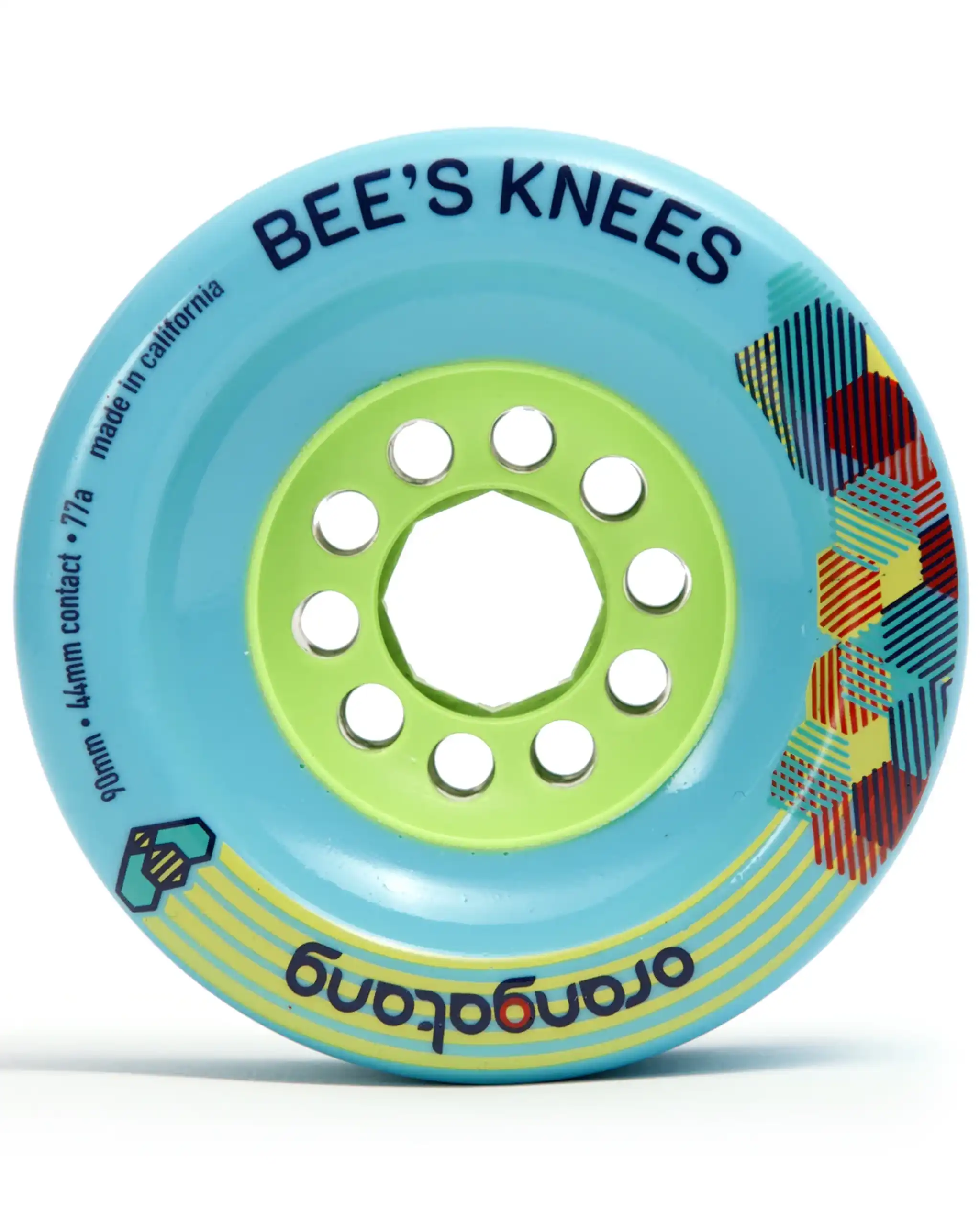 Bees Knees Longboard Wheels - Blue - Image 3