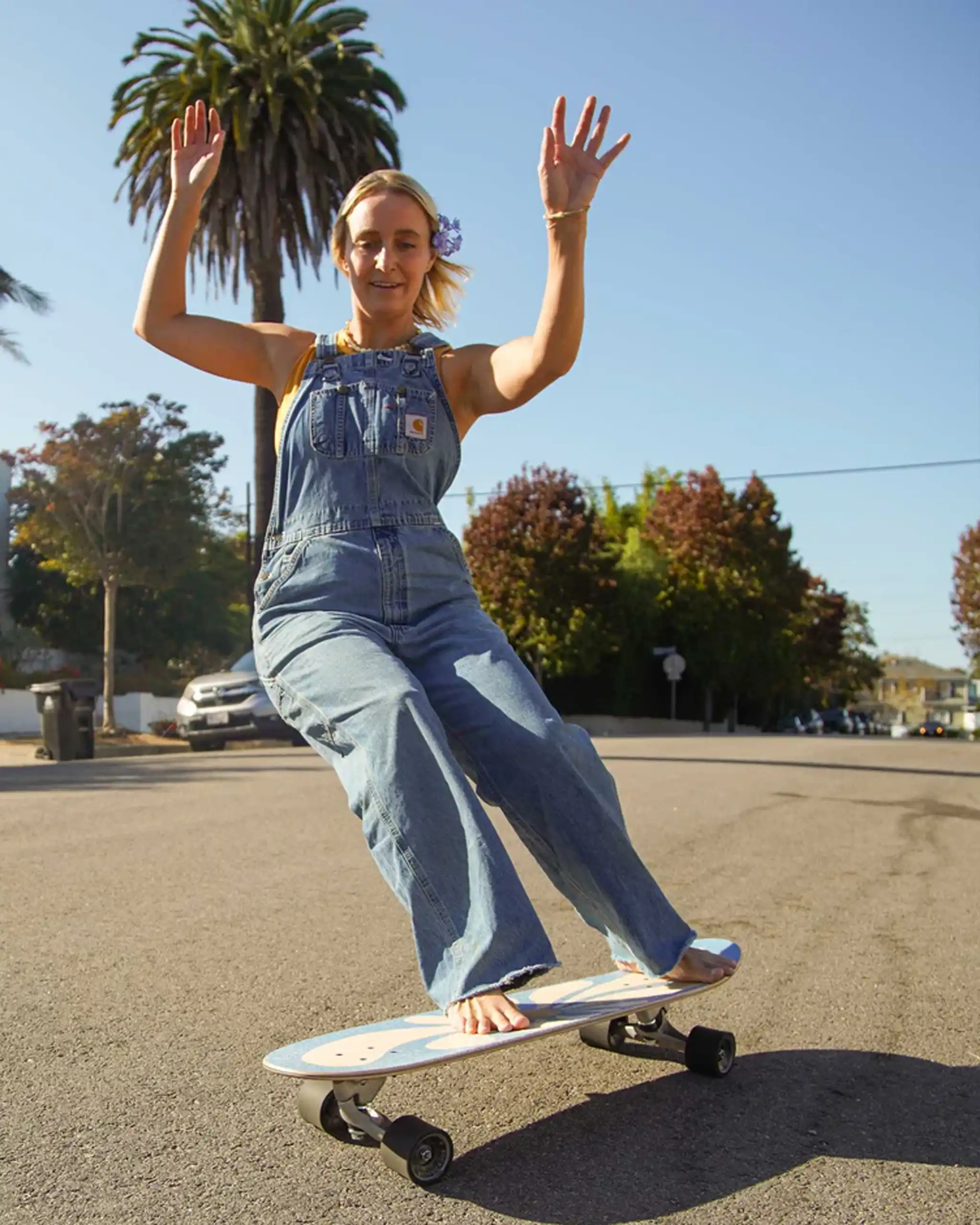 C7 Grlswirl Longswirl Complete Surfskate - Image 2