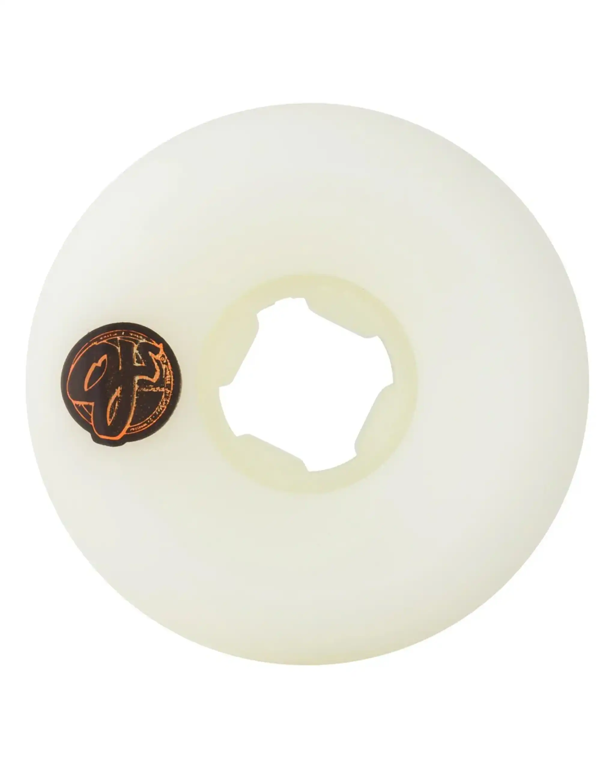 Team Line 99A Skateboard Wheels - White Bl/Orange - Image 2