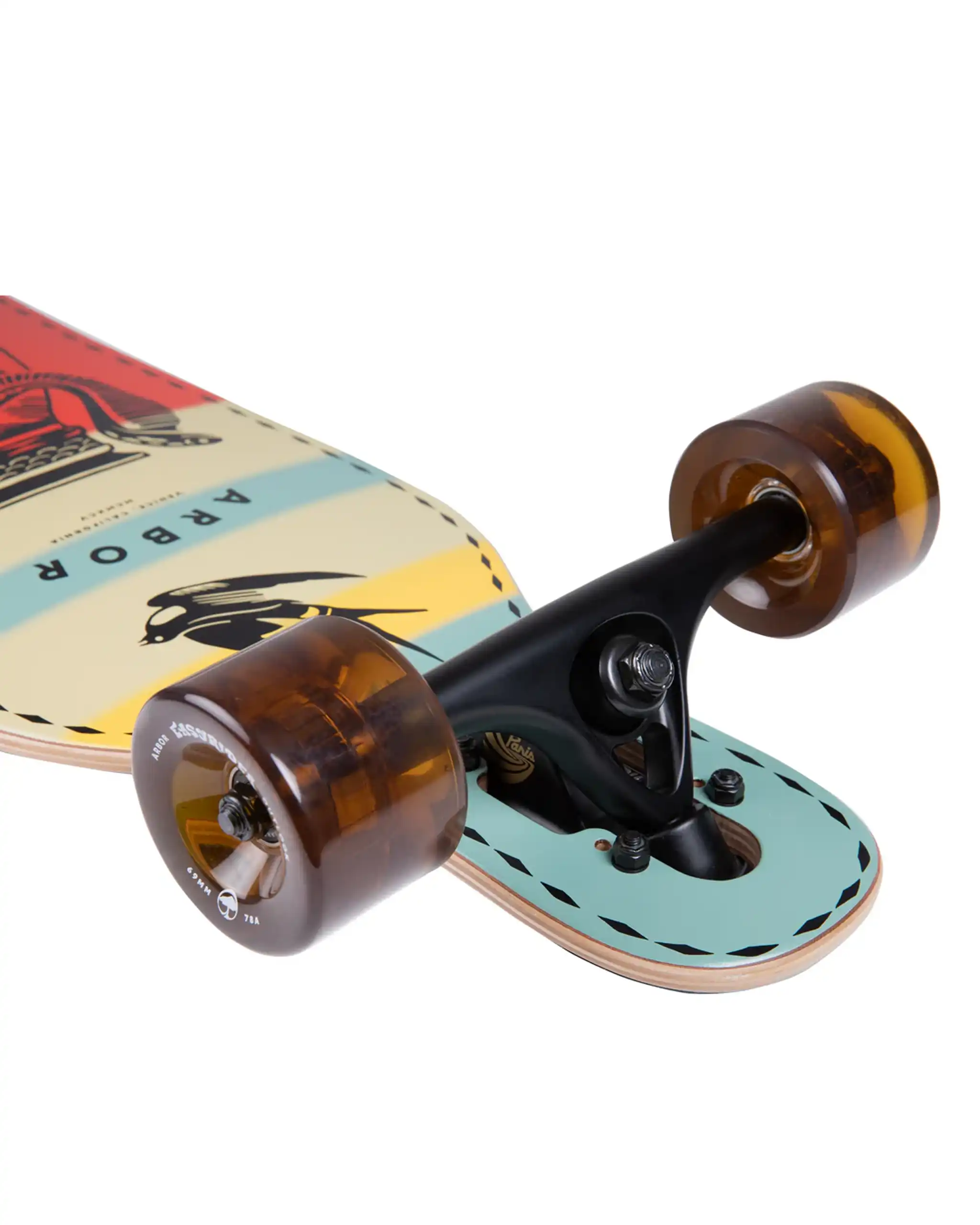 Drop Thru Artist Jess Mudgett Axis 37 Complete Longboard - Image 3