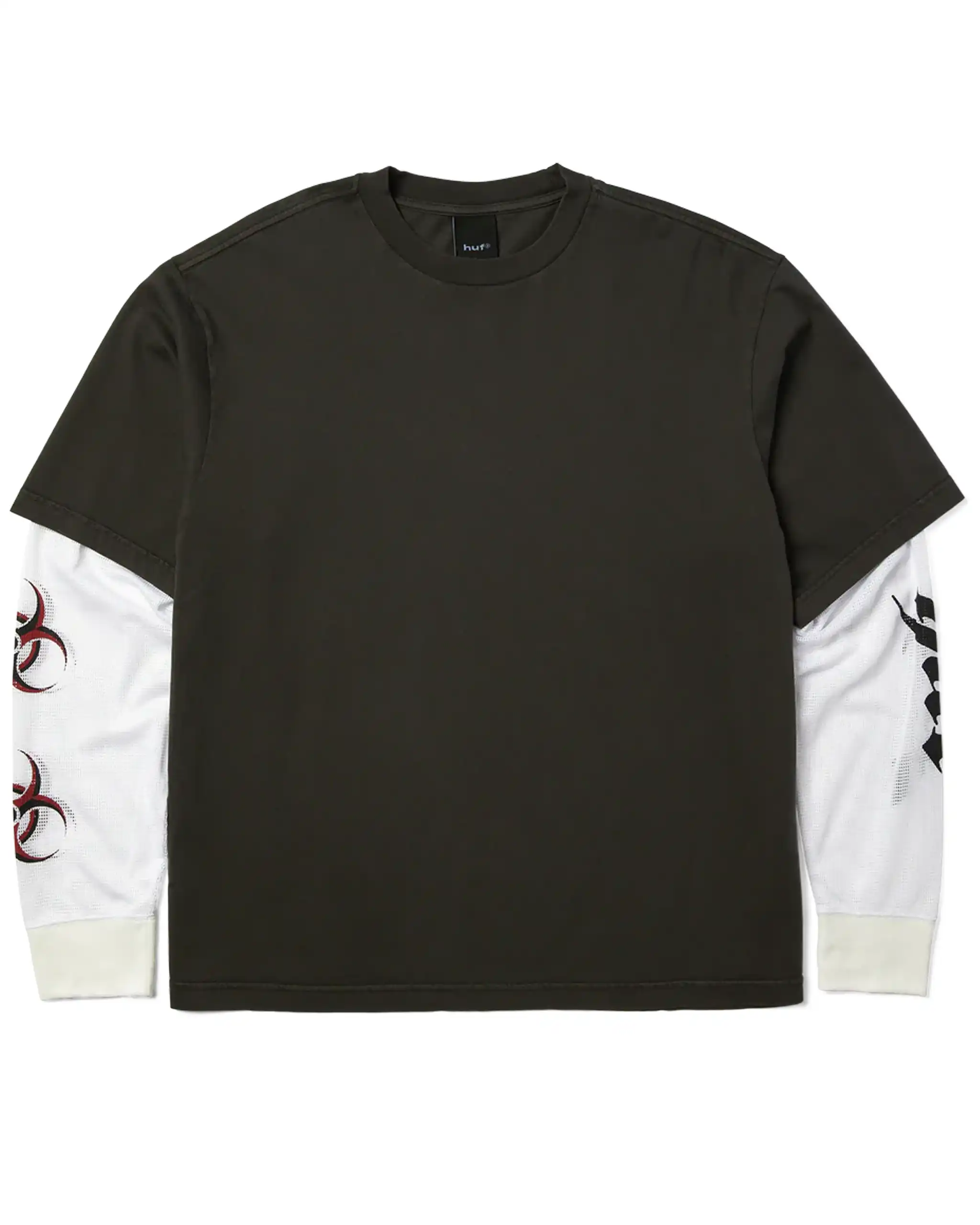 Leon Ls Double Layer Top Long Sleeve T-Shirt - Vintage Black