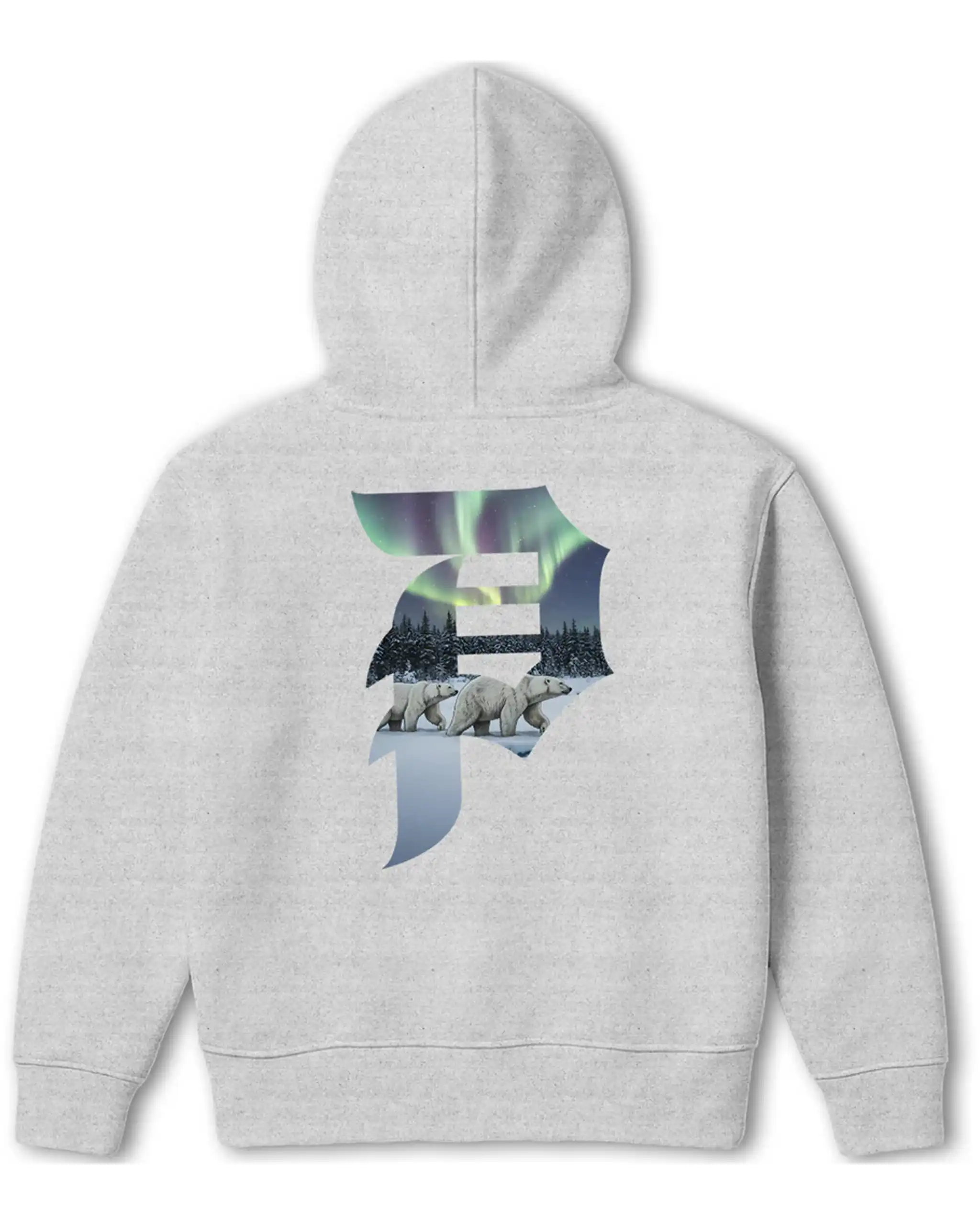 Mehrathon Northern Lights Hoodie - Heather Grey - Image 2